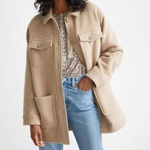 & Other Stories Belted Overshirt Jacket